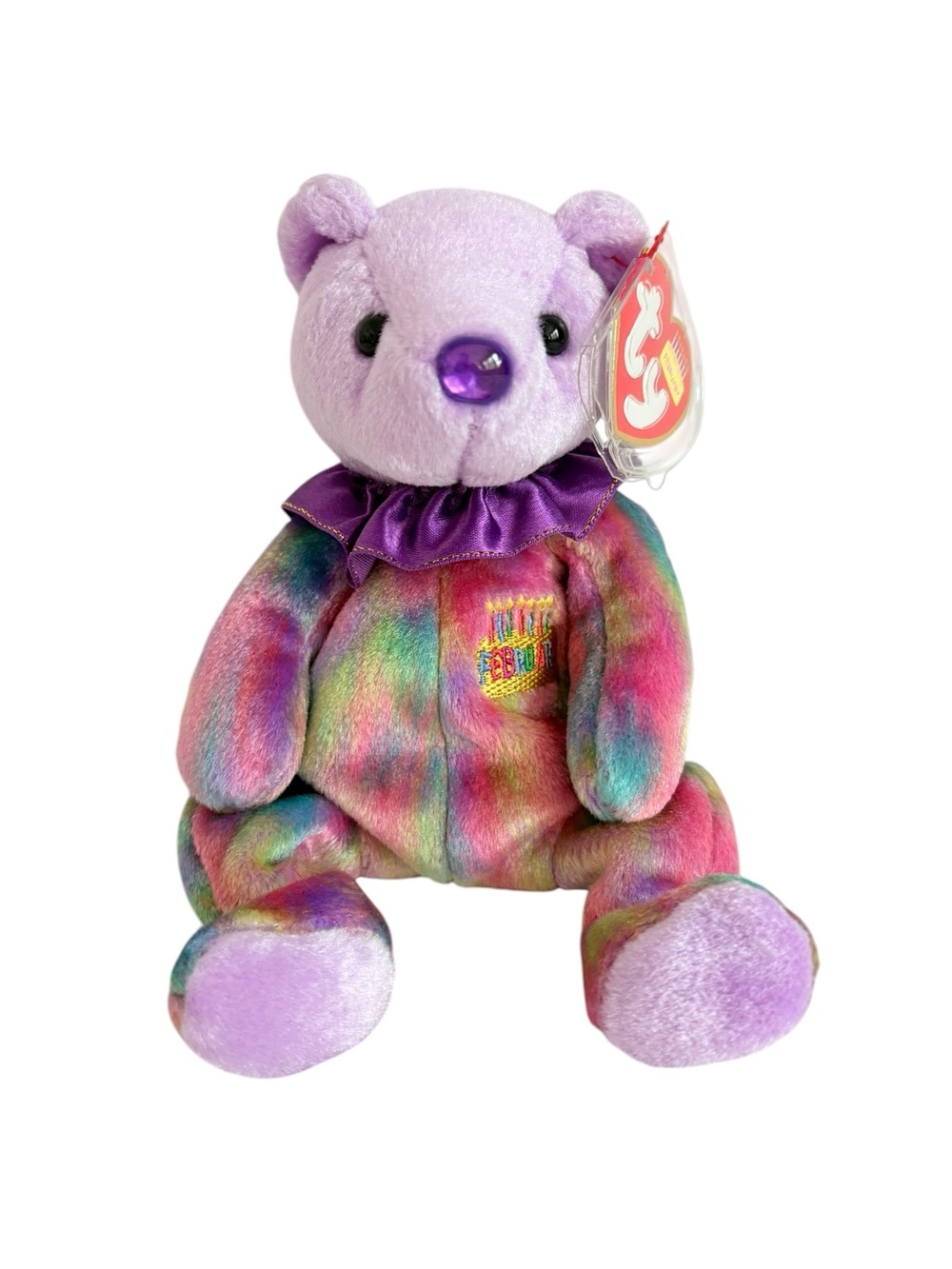 Ty Beanie Babies Birthday Bear - February
